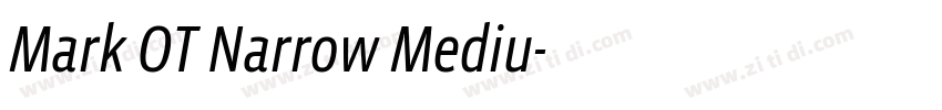 Mark OT Narrow Mediu字体转换